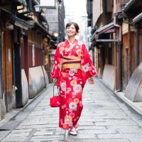 A Japanese silk kimono robe is Light in weight.